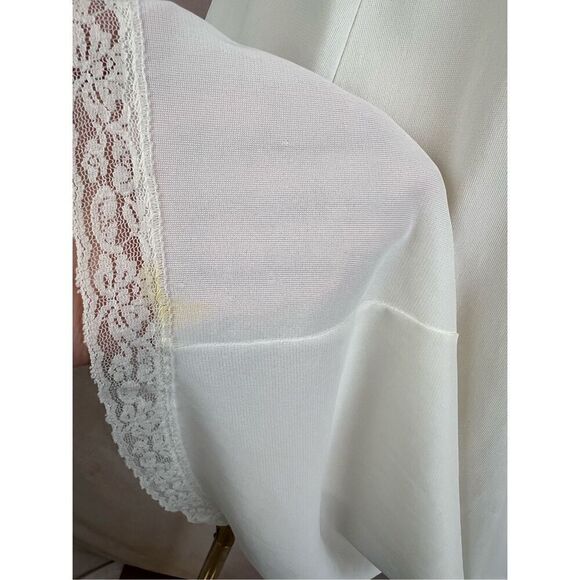 Vintage White Plus Size Slip Dress - Picture 9 of 12